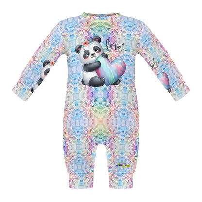 Cute Pastel Love Panda Baby Romper -My Bright Side Clothing.com