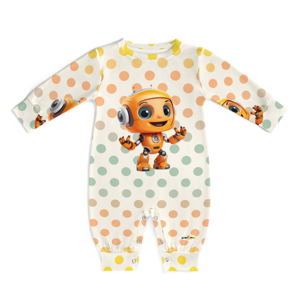 Cute Robot Baby Romper--My Bright Side Clothing