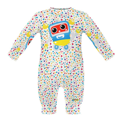 Cute Colourful Robot and Pattern Baby Romper -My Bright Side Clothing