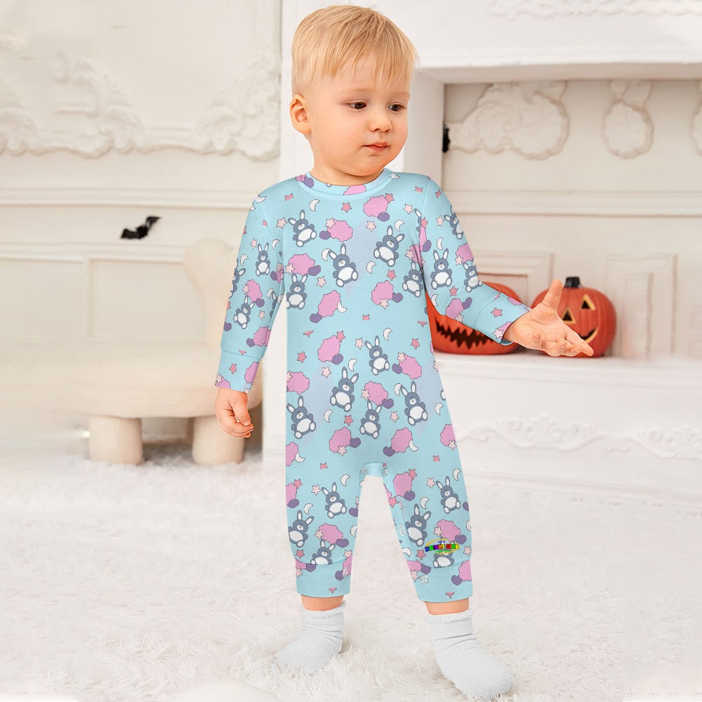 Cute Bunny Pattern Baby Romper-My Bright Side Clothing