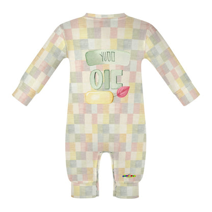 Cute Pastel Patch Pattern  Baby Romper  -My Bright Side Clothing