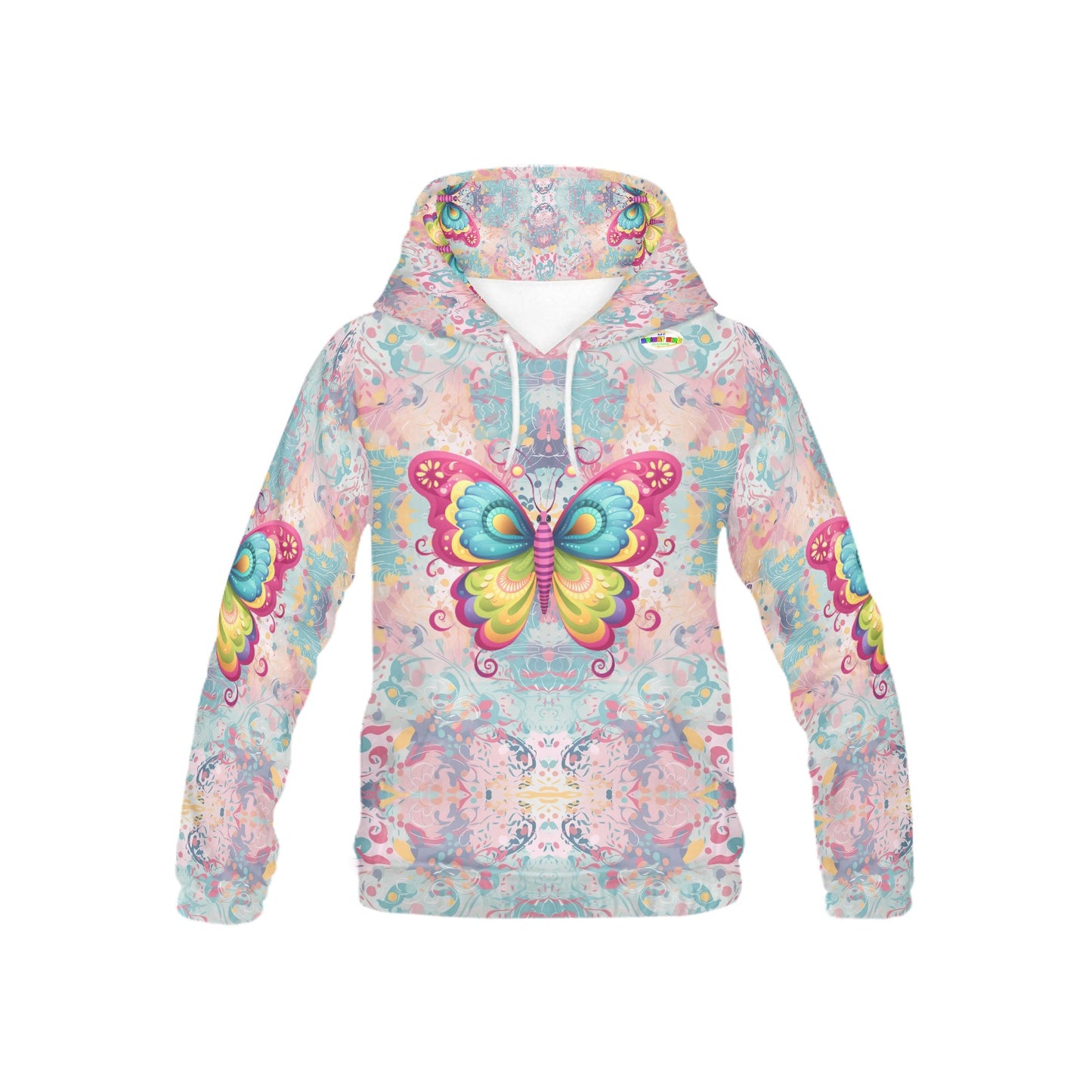 Beautiful Butterfly Abstract Children's Hoodie -My Bright Side Clothing