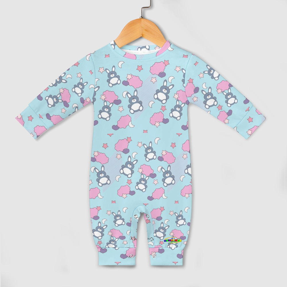 Cute Bunny Pattern Baby Romper-My Bright Side Clothing