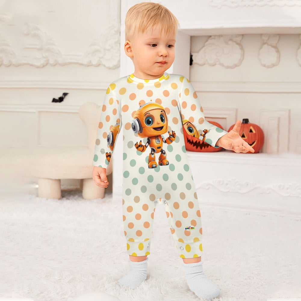 Cute Robot Baby Romper--My Bright Side Clothing