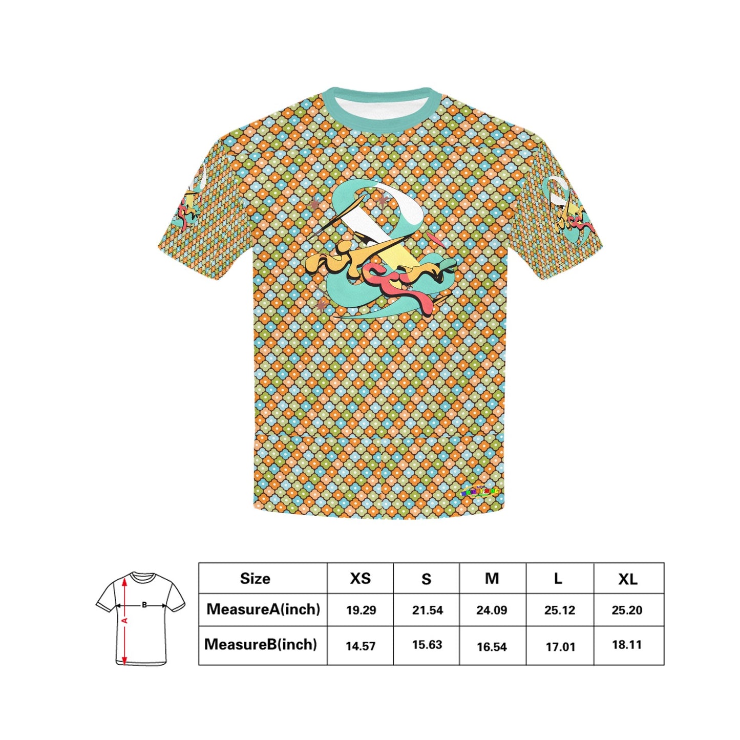 Retro Bright mind bright life subliminal message Pattern and Logo Children's T-shirt -My Bright Side Clothing