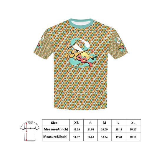 Retro Bright mind bright life subliminal message Pattern and Logo Children's T-shirt -My Bright Side Clothing