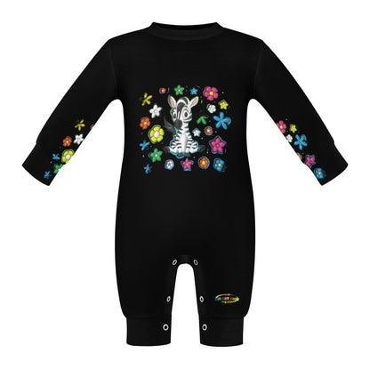 Cute Colourful Cartoon Zebra Baby Romper-My Bright Side Clothing