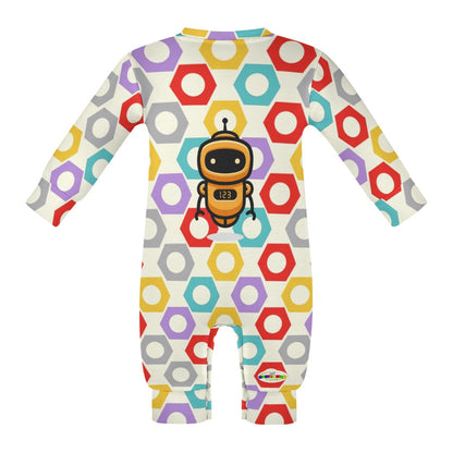 Cute Robots Pattern Baby Romper-My Bright Side Clothing