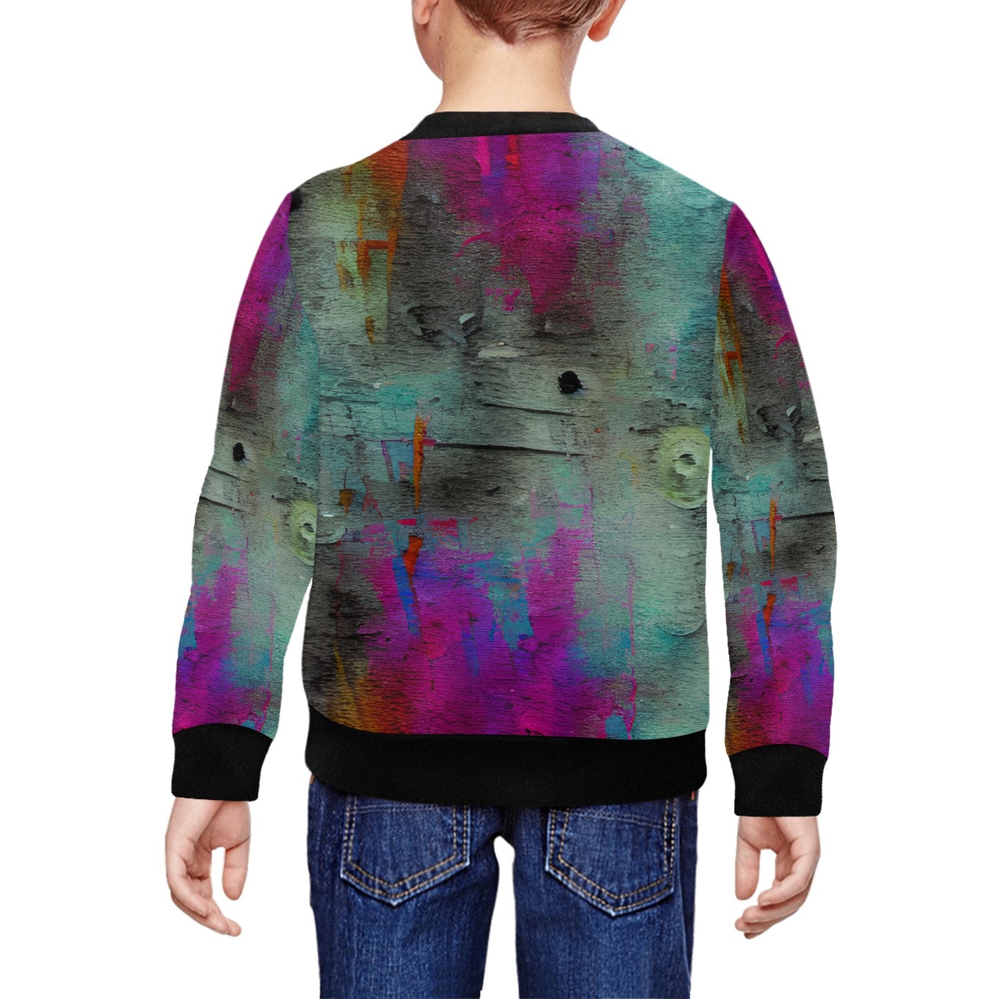 Vintage Sports Racing Car Children's Crew neck Sweatshirt  -My Bright Side Clothing