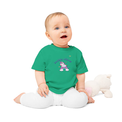 Cute Double Wishes Rainbow Unicorn Graphic Baby T-Shirt-My Bright Side Clothing