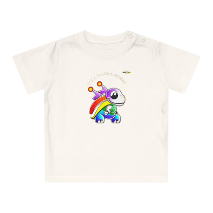 Cute Its a roaring mission super dino Logo Baby T-Shirt -MyBrightSideClothing