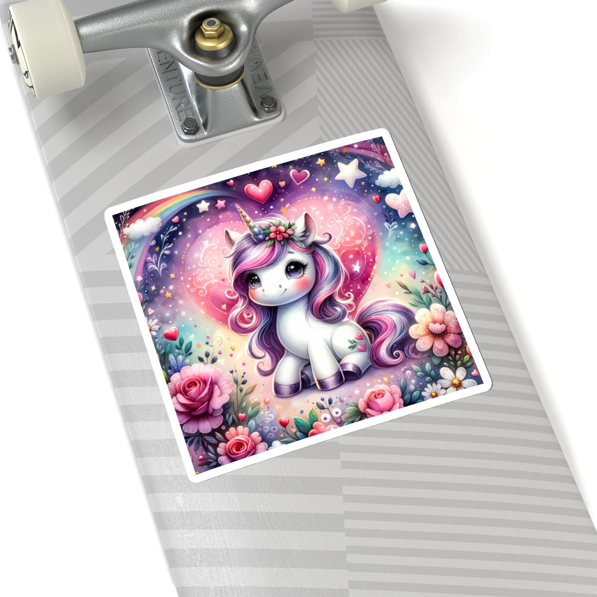 Magical Unicorn Love Kiss-Cut Sticker-My Bright Side Clothing