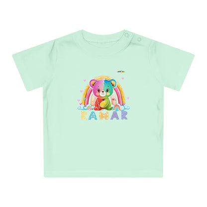 Cute Rainbow Teddy Bear Baby T-Shirt--My Bright Side Clothing