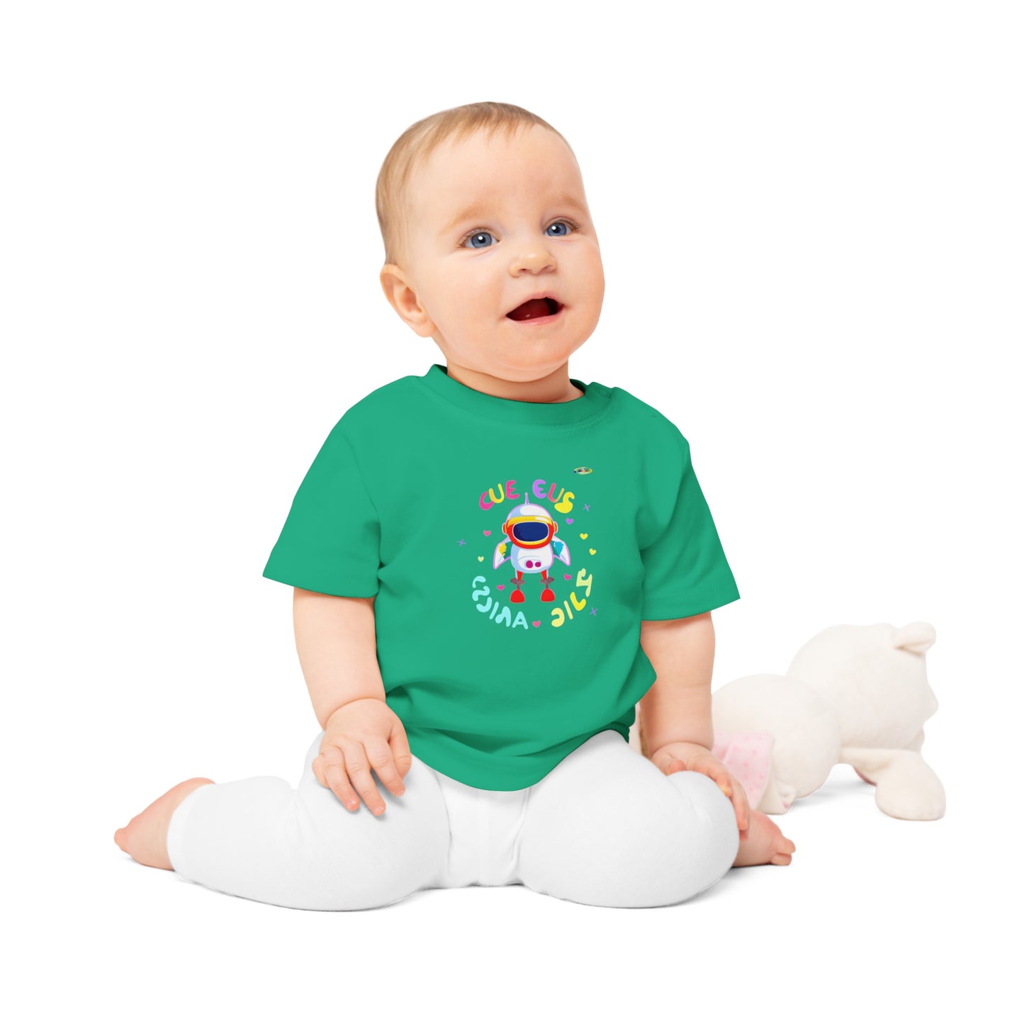 Cute Little Astronaut Baby T-Shirt-My Bright Side Clothing