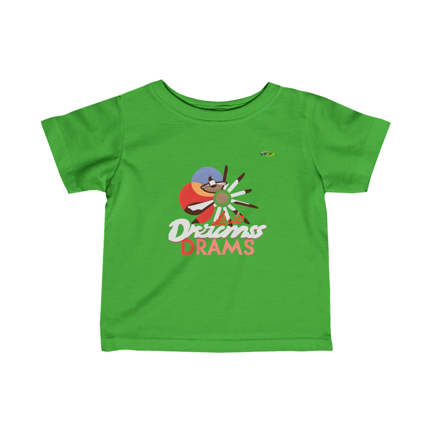 Cute Dreaming to fly logo Infant Fine Jersey Tee-My Bright Side Clothing