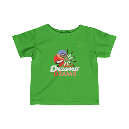 Cute Dreaming to fly logo Infant Fine Jersey Tee-My Bright Side Clothing