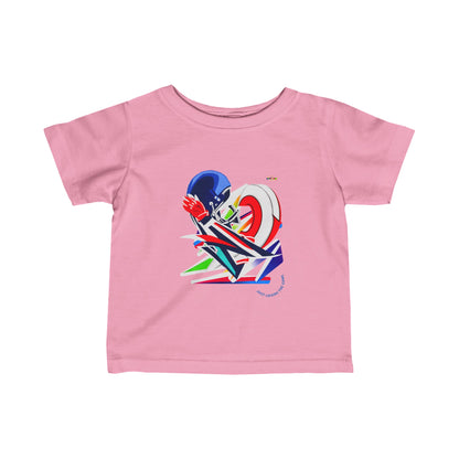 Just Loving the Games cute Sports Logo Infant Fine Jersey Tee-My Bright Side Clothing