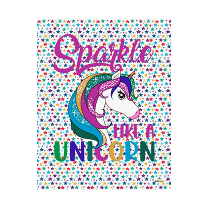 Sparkle Like A Unicorn Matte Vertical Poster-My Bright Side Clothing