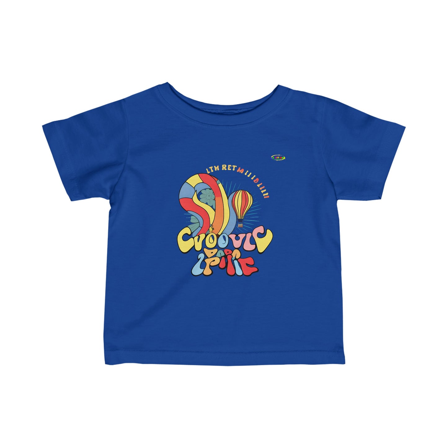 My Groovy Life Logo Infant Fine Jersey Tee-MyBrightSideClothing