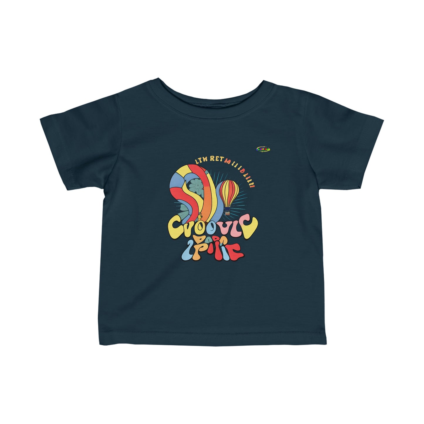 My Groovy Life Logo Infant Fine Jersey Tee-MyBrightSideClothing