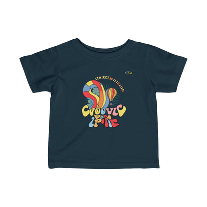 My Groovy Life Logo Infant Fine Jersey Tee-MyBrightSideClothing