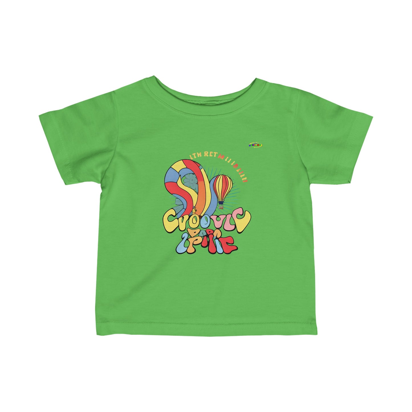 My Groovy Life Logo Infant Fine Jersey Tee-MyBrightSideClothing