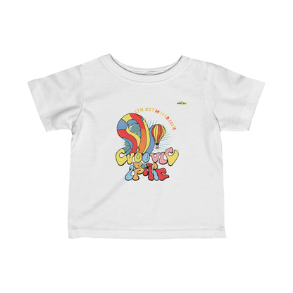 My Groovy Life Logo Infant Fine Jersey Tee-MyBrightSideClothing