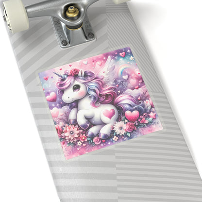 Magical Unicorn Love Kiss-Cut Sticker-My Bright Side Clothing