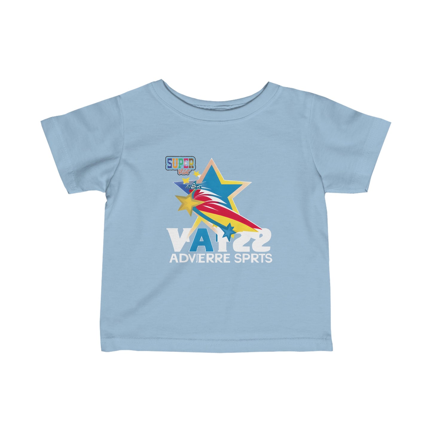 Super Star Logo Infant Fine Jersey Tee--MyBrightSideClothing