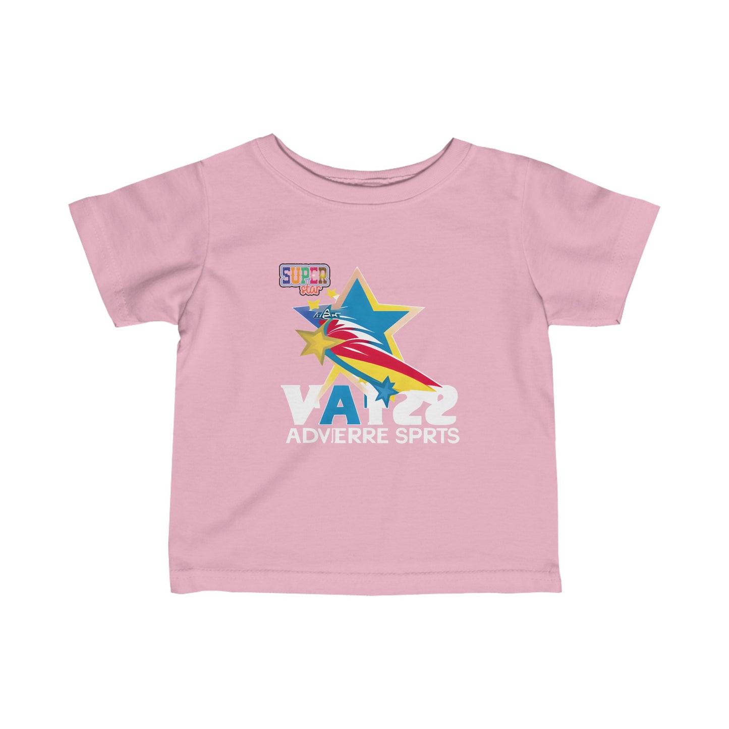 Super Star Logo Infant Fine Jersey Tee--MyBrightSideClothing