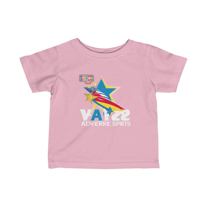 Super Star Logo Infant Fine Jersey Tee--MyBrightSideClothing