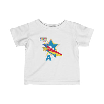 Super Star Logo Infant Fine Jersey Tee--MyBrightSideClothing