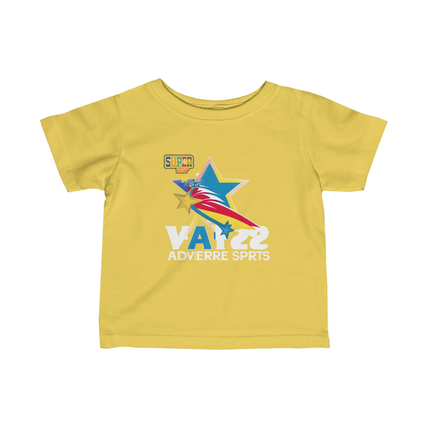 Super Star Logo Infant Fine Jersey Tee--MyBrightSideClothing