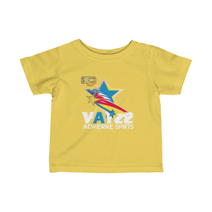 Super Star Logo Infant Fine Jersey Tee--MyBrightSideClothing