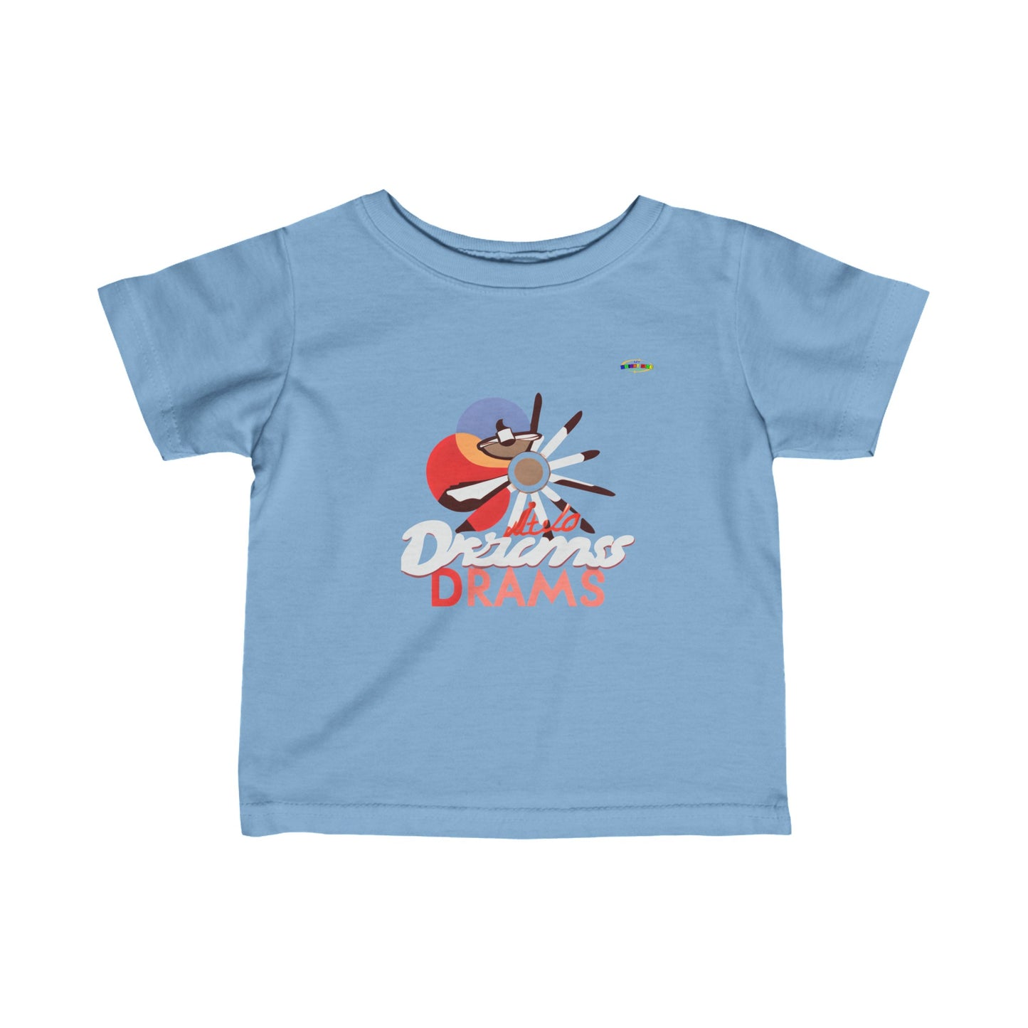 Cute Dreaming to fly logo Infant Fine Jersey Tee-My Bright Side Clothing