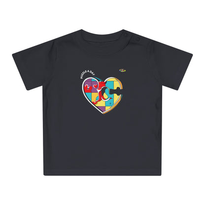 Cute Rainbow Heart Logo Baby T-Shirt-My Bright Side Clothing