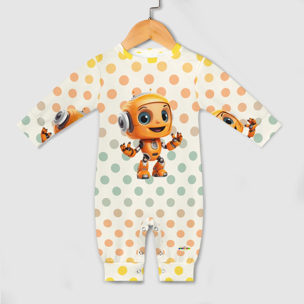 Cute Robot Baby Romper--My Bright Side Clothing