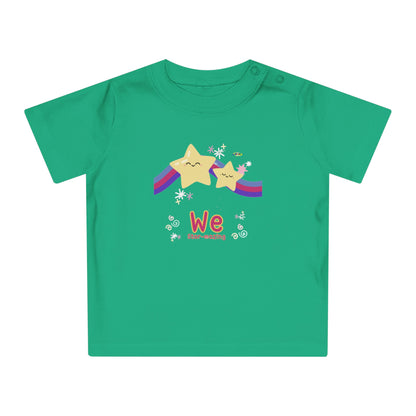 Cute We are Star-mazing rainbow star Graphic Baby T-Shirt-My Bright Side Clothing