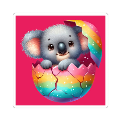 Cute and Sweet Little Kola Easter Egg -Kiss-Cut Sticker-My Bright Side Clothing