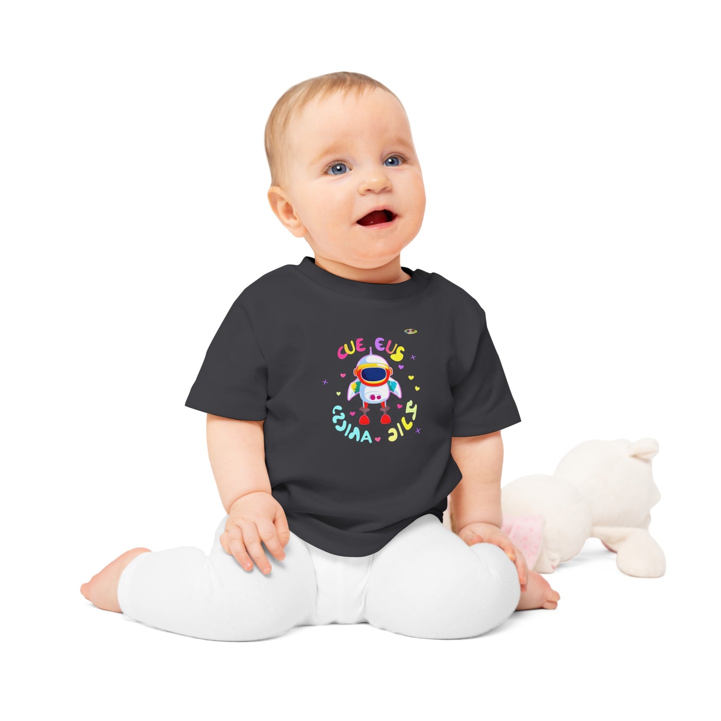 Cute Little Astronaut Baby T-Shirt-My Bright Side Clothing