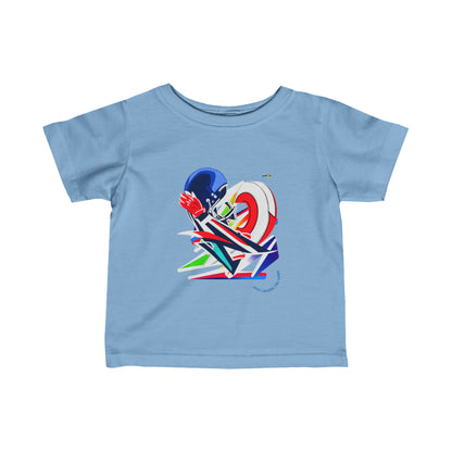 Just Loving the Games cute Sports Logo Infant Fine Jersey Tee-My Bright Side Clothing