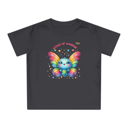 Cute Rainbow Baby Butterfly Graphic Baby T-Shirt--My Bright Side Clothing