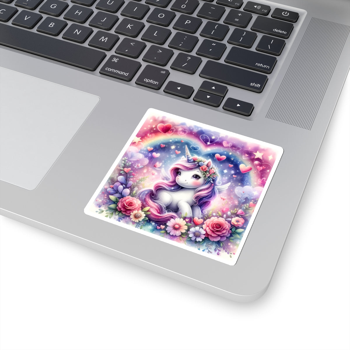 Magical Unicorn Love Kiss-Cut Sticker-My Bright Side Clothing