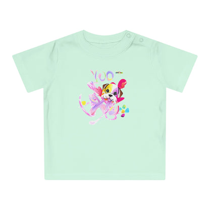 Cute Puppy Love Graphic Baby -Shirt-My Bright Side Clothing