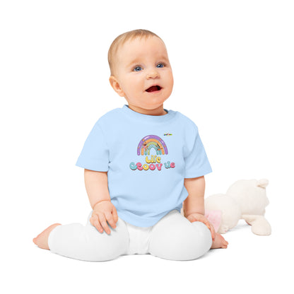 Cute Groovin Life Rainbow Logo Baby T-Shirt -MyBrightSideClothing