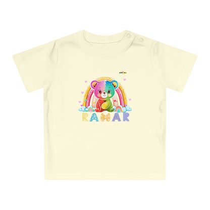 Cute Rainbow Teddy Bear Baby T-Shirt--My Bright Side Clothing