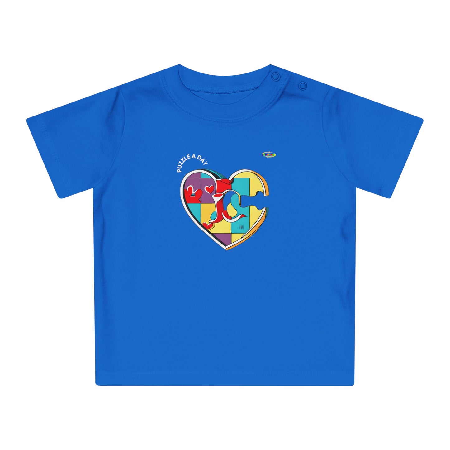 Cute Rainbow Heart Logo Baby T-Shirt-My Bright Side Clothing