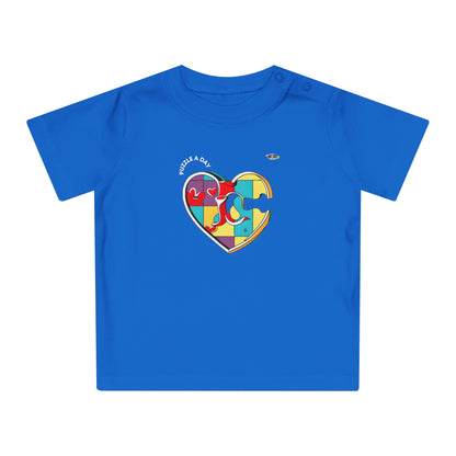 Cute Rainbow Heart Logo Baby T-Shirt-My Bright Side Clothing