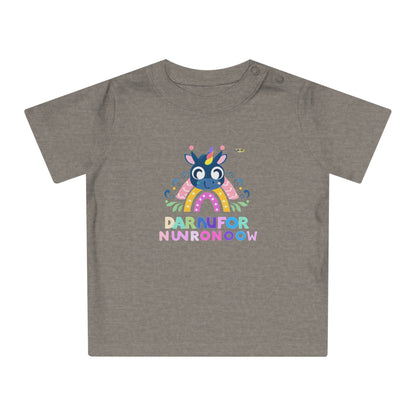 Cute Rainbow letters Baby Unicorn Baby T-Shirt--My Bight Side Clothing