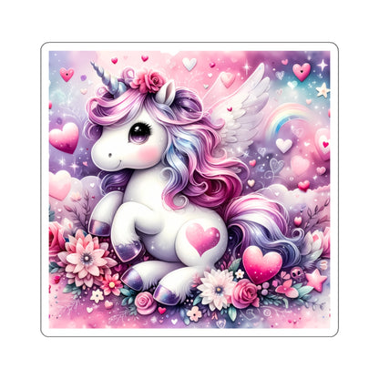 Magical Unicorn Love Kiss-Cut Sticker-My Bright Side Clothing